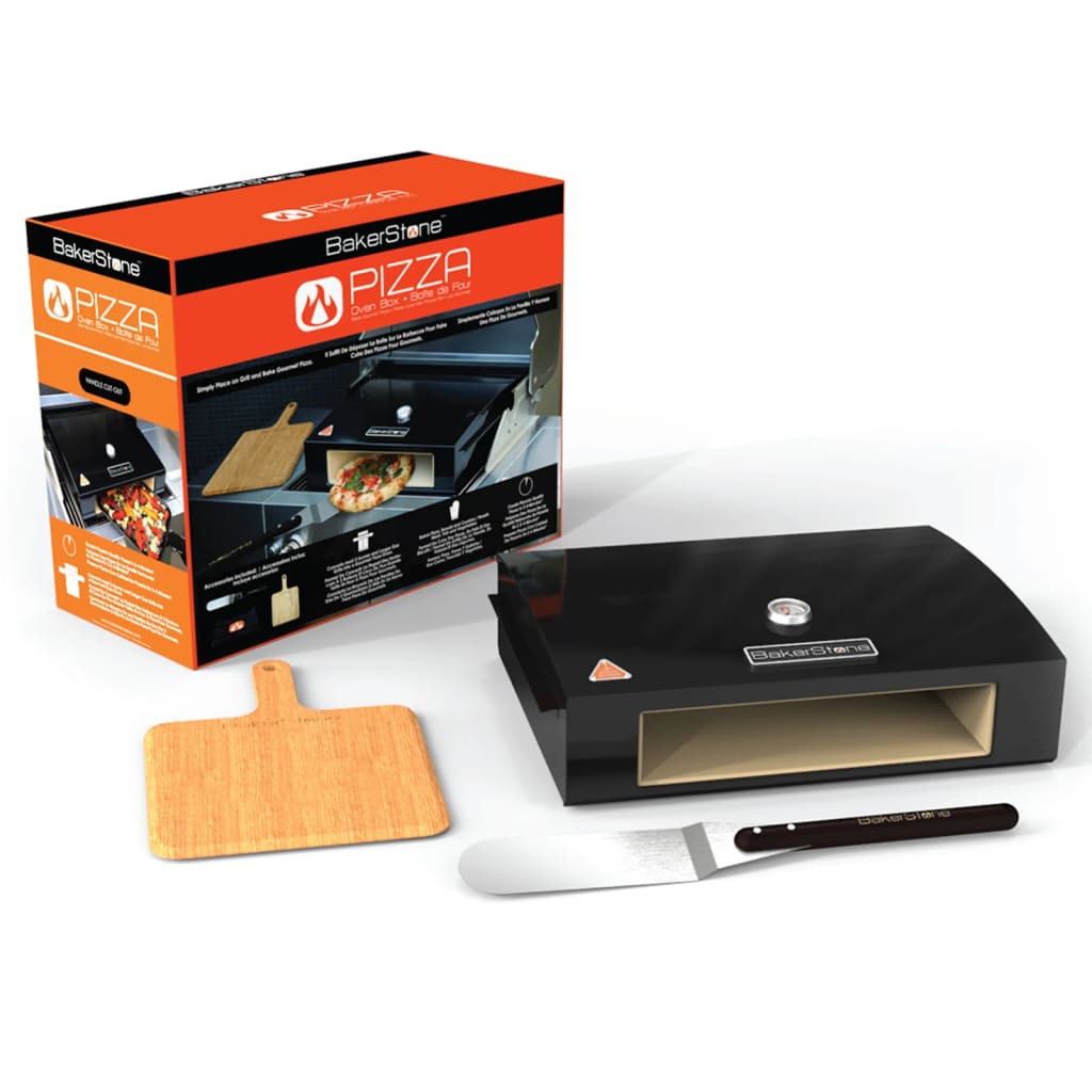 Bakerstone Pizza Oven Box Set Black