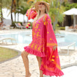 Serene Shores Two-Piece Pink Dress - Breathing Soul