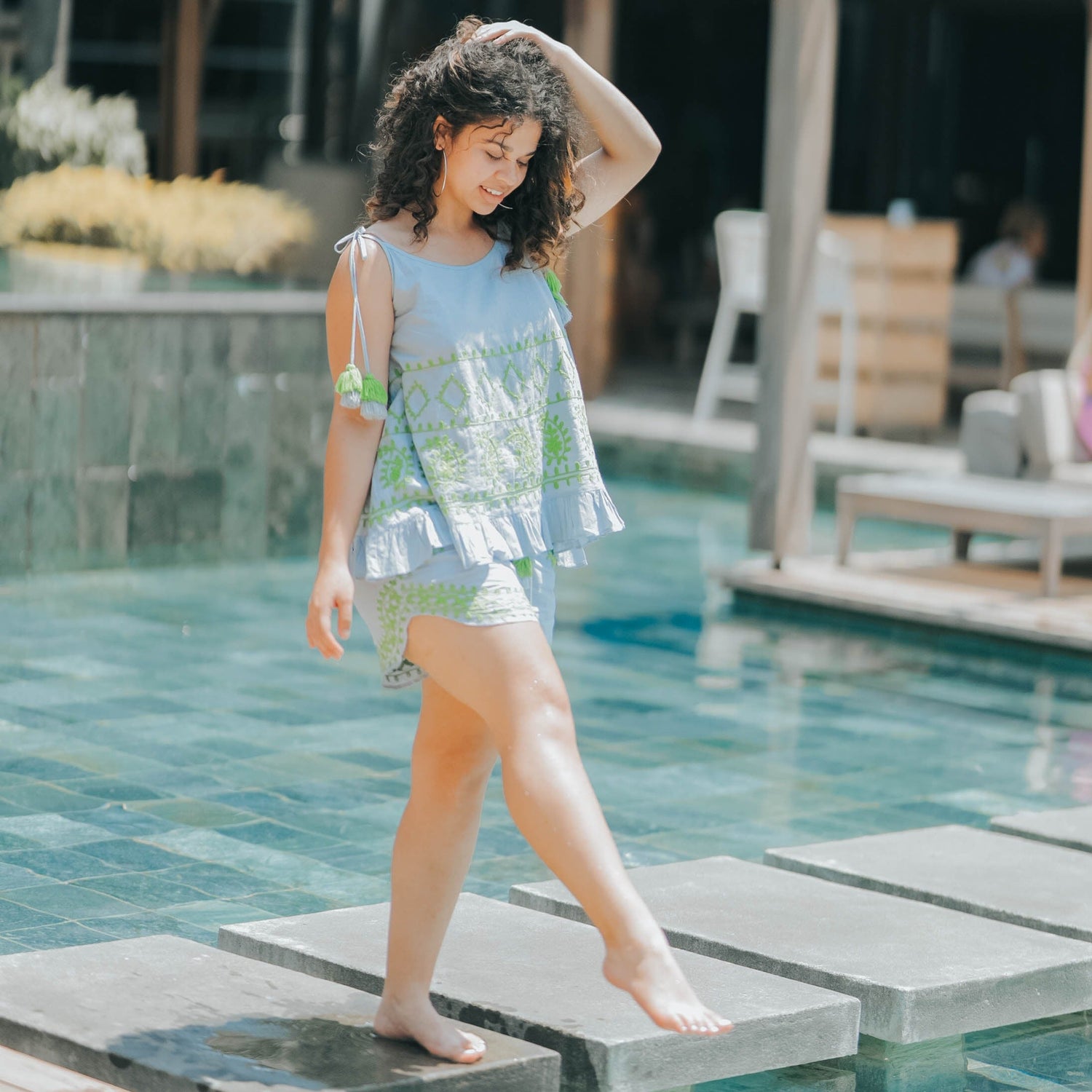 Mindful Relaxation Moments Two-Piece Top and Shorts - Breathing Soul