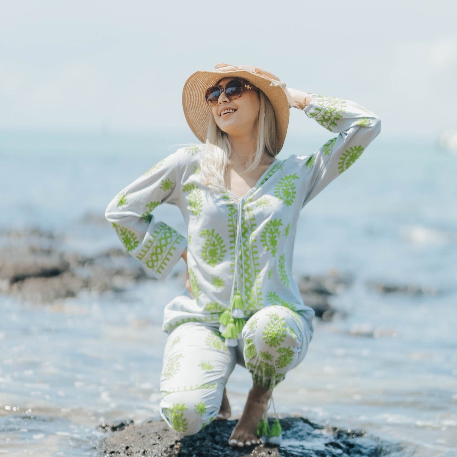 Relaxation Mode Two-Piece Set: Your New Favorite Holiday Outfit - Breathing Soul