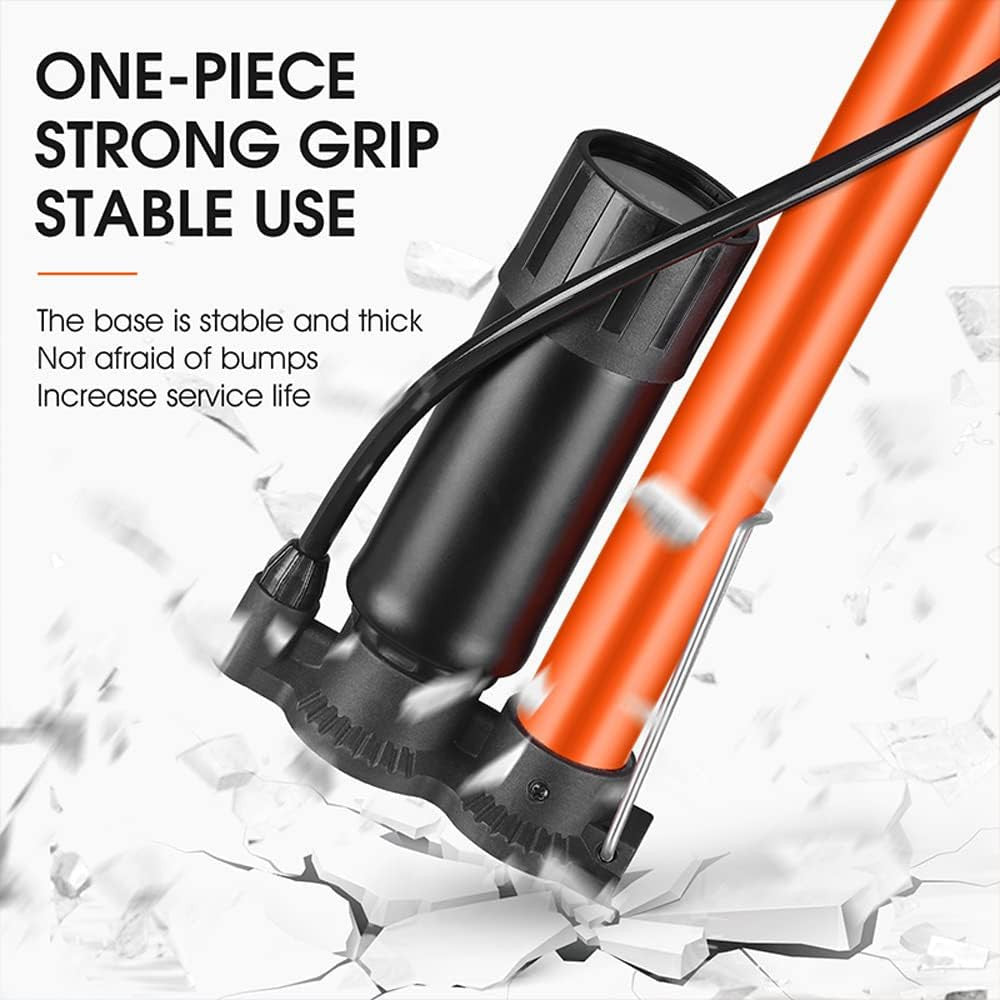 Heavy Duty Floor Standing Bike Cycle Bicycle Tyre Hand Air Mini With Gauge