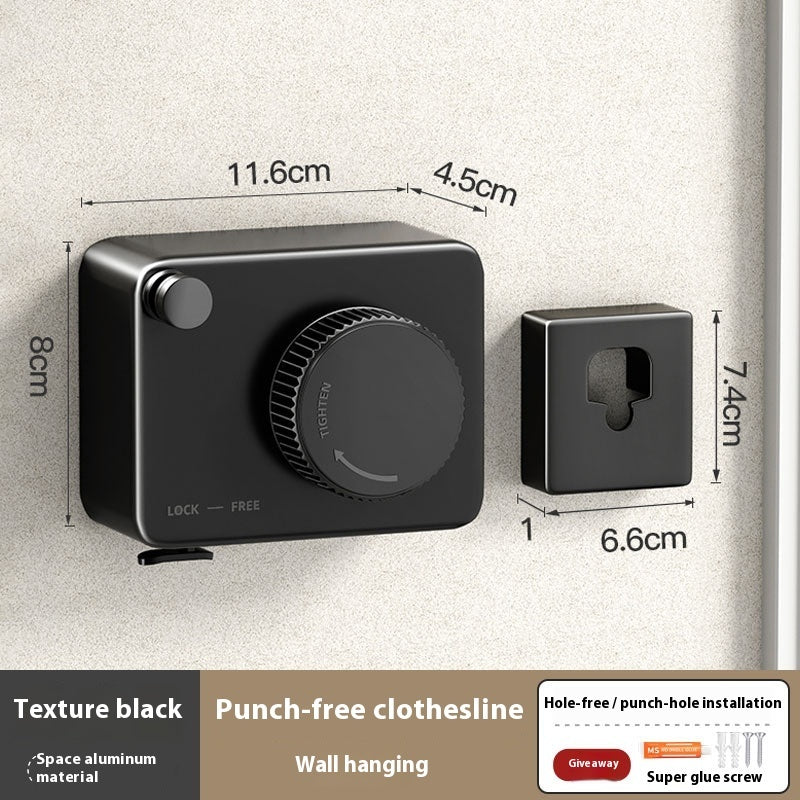 Retractable Clothesline - Indoor & Outdoor, Space-Saving Design (4.2m/4.8m)