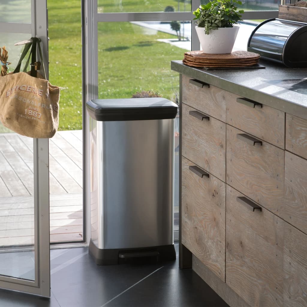 Curver Duo Pedal Bin Deco 23L+23L