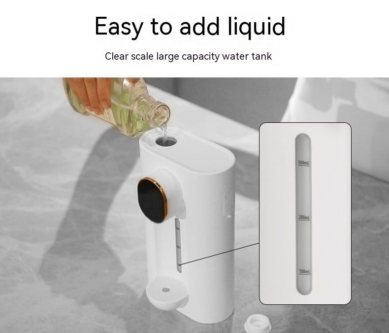 Touchless Automatic Mouthwash Dispenser - Wall Mounted, 3 Levels, 2 Cups