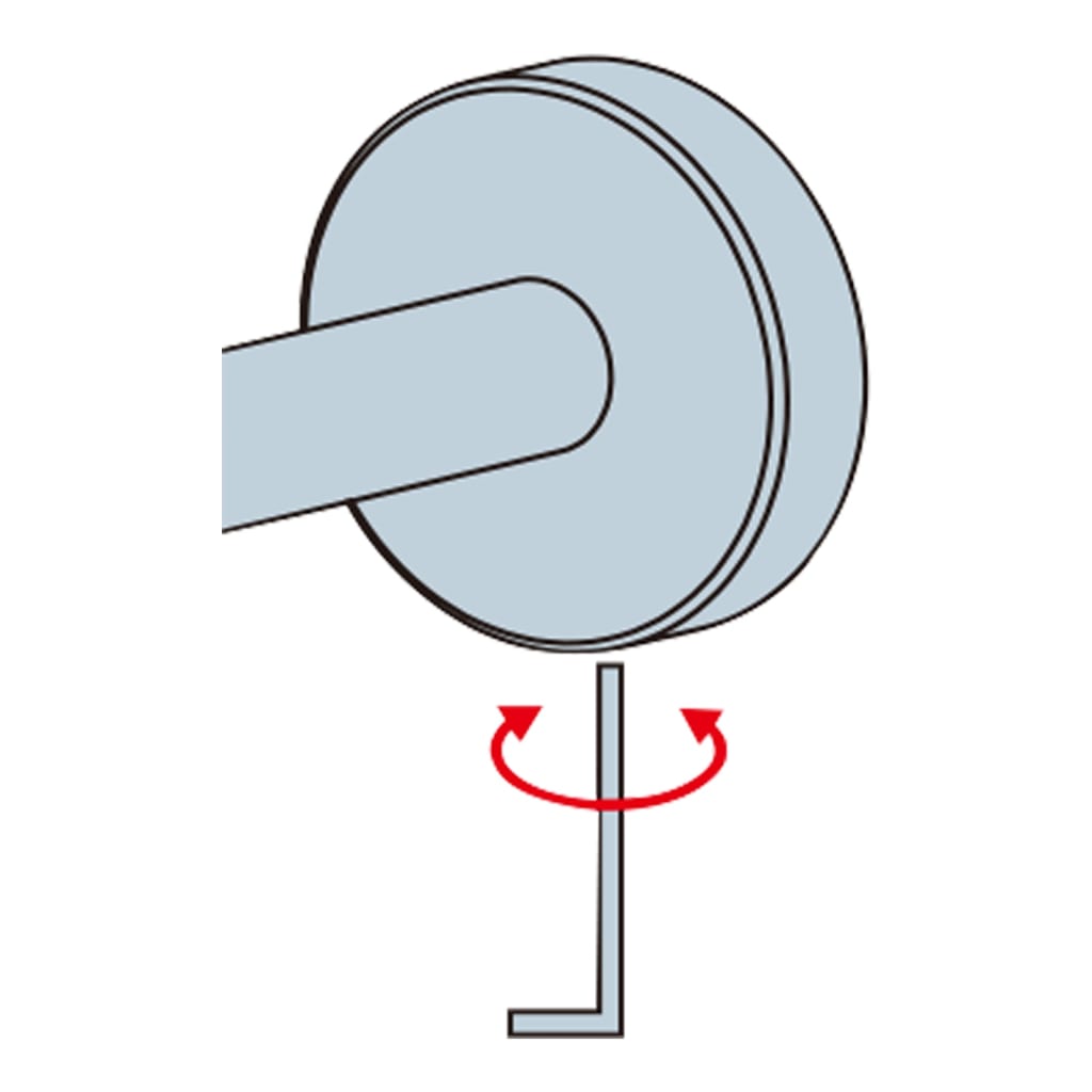 Kleine Wolke Towel Rail Luno Silver