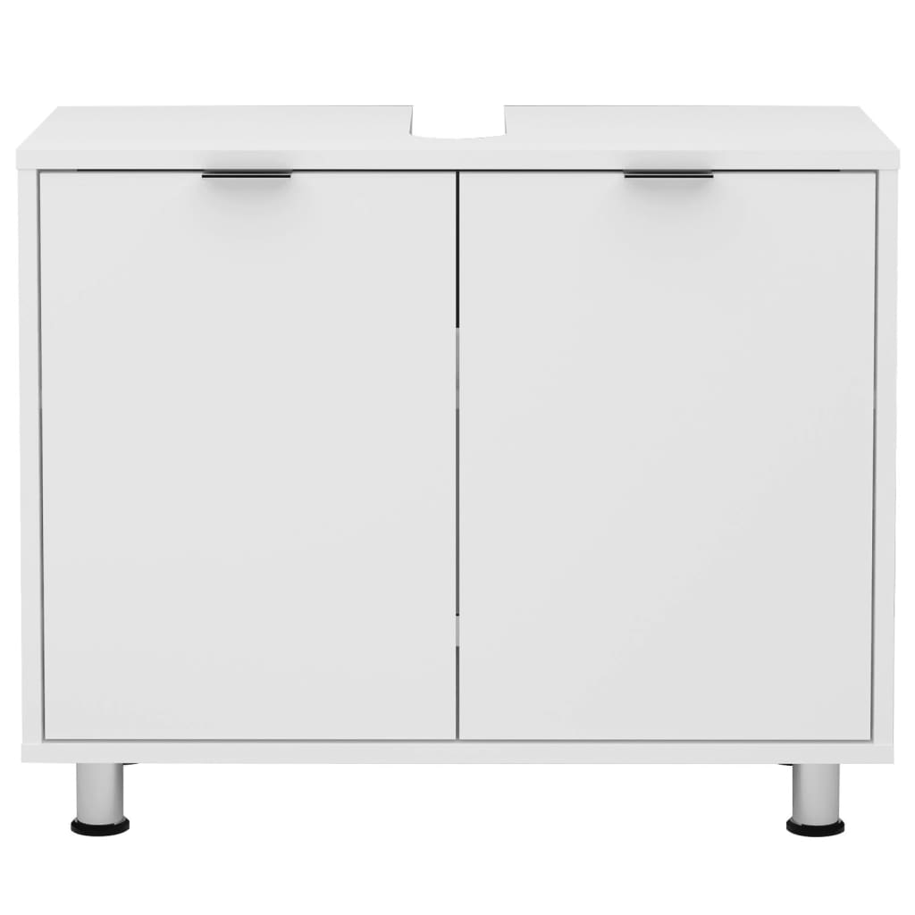 Fmd Under-Sink Bathroom Cabinet 70X32.9X49.5 Cm White