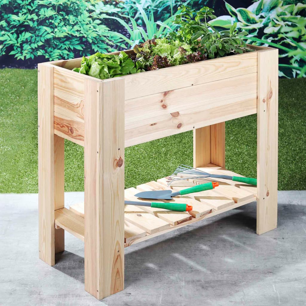Hi Raised Bed 92X41X80 Cm Pine Wood