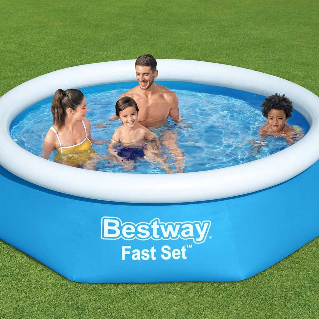 Bestway Fast Set Inflatable Swimming Pool Round 244X66 Cm 57265