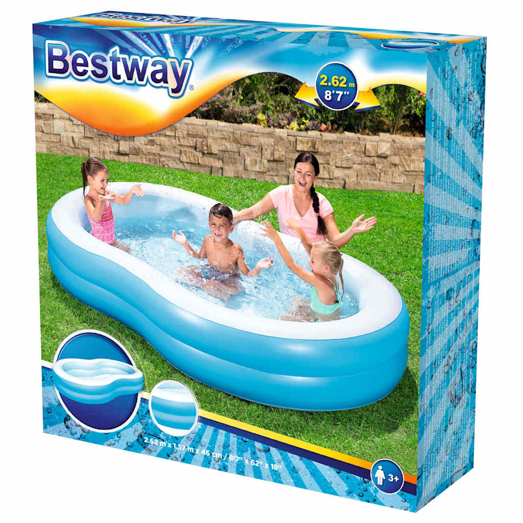 Bestway Big Lagoon Family Pool 262X157X46 Cm