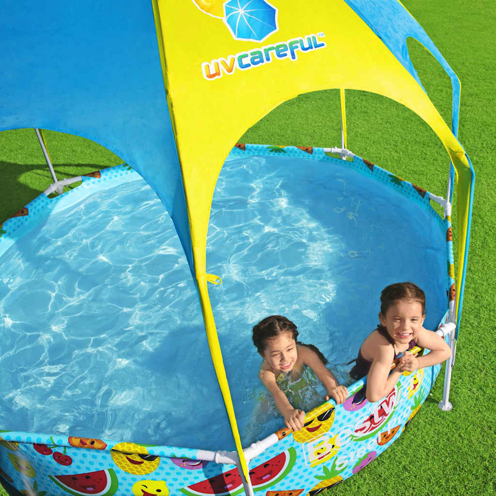Bestway Steel Pro Uv Careful Above Ground Pool For Kids 244X51 Cm