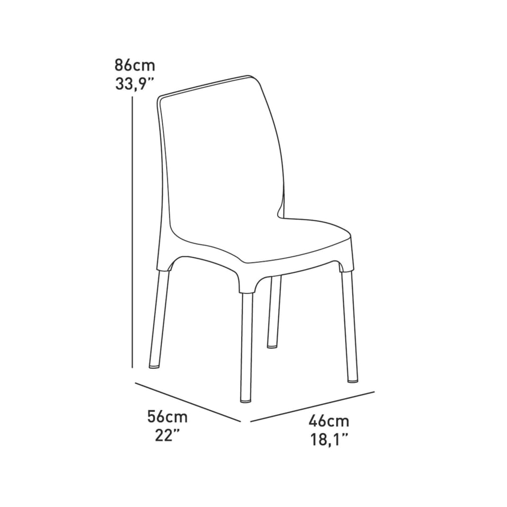 Keter Bistro Set Chelsea Graphite 223562