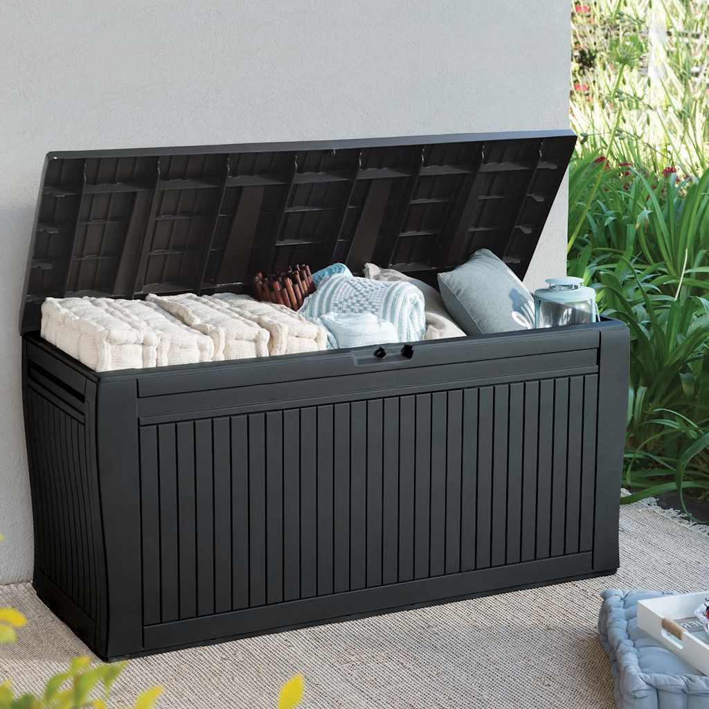 Keter Outdoor Storage Box Comfy 270L Anthracite