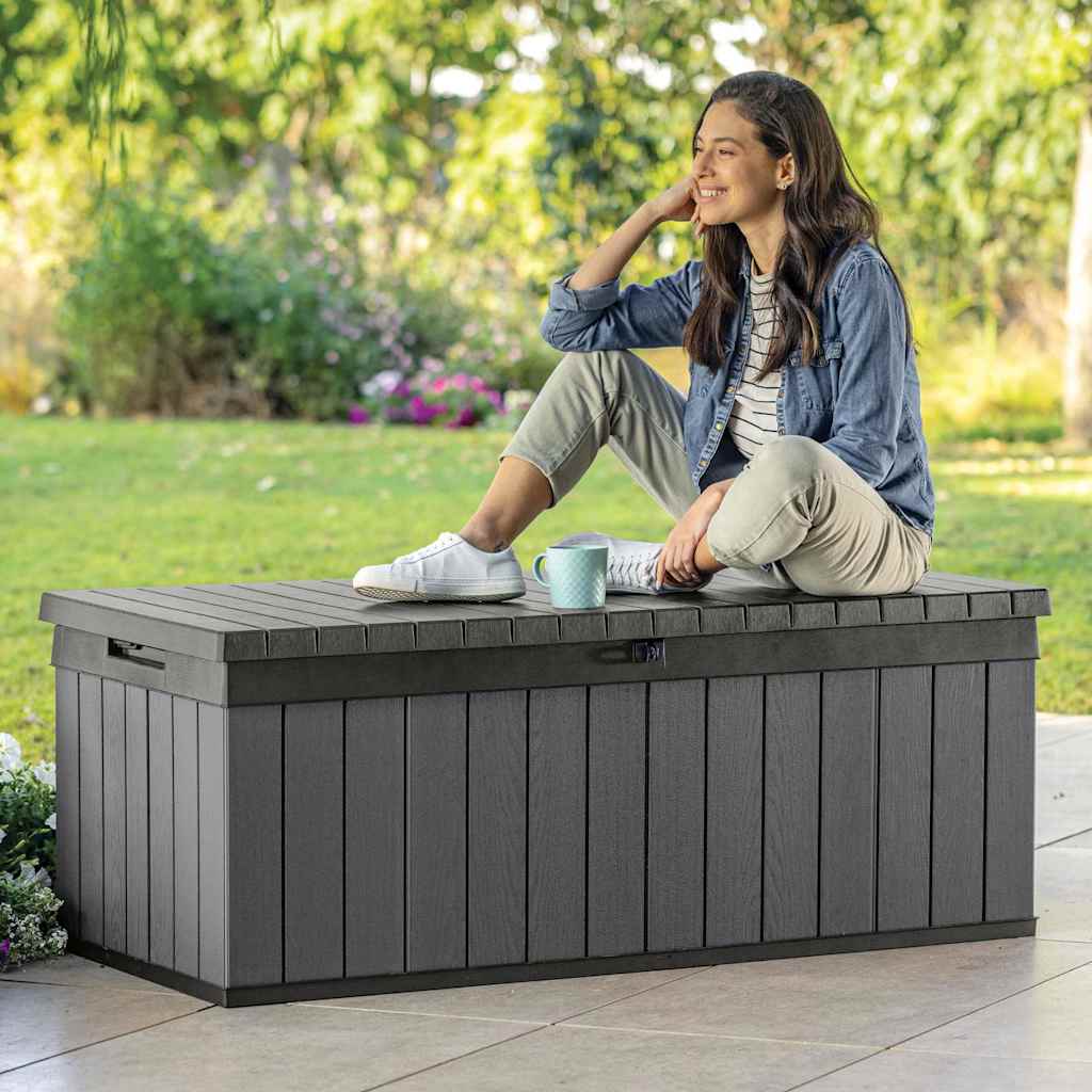 Keter Garden Storage Box Darwin Grey