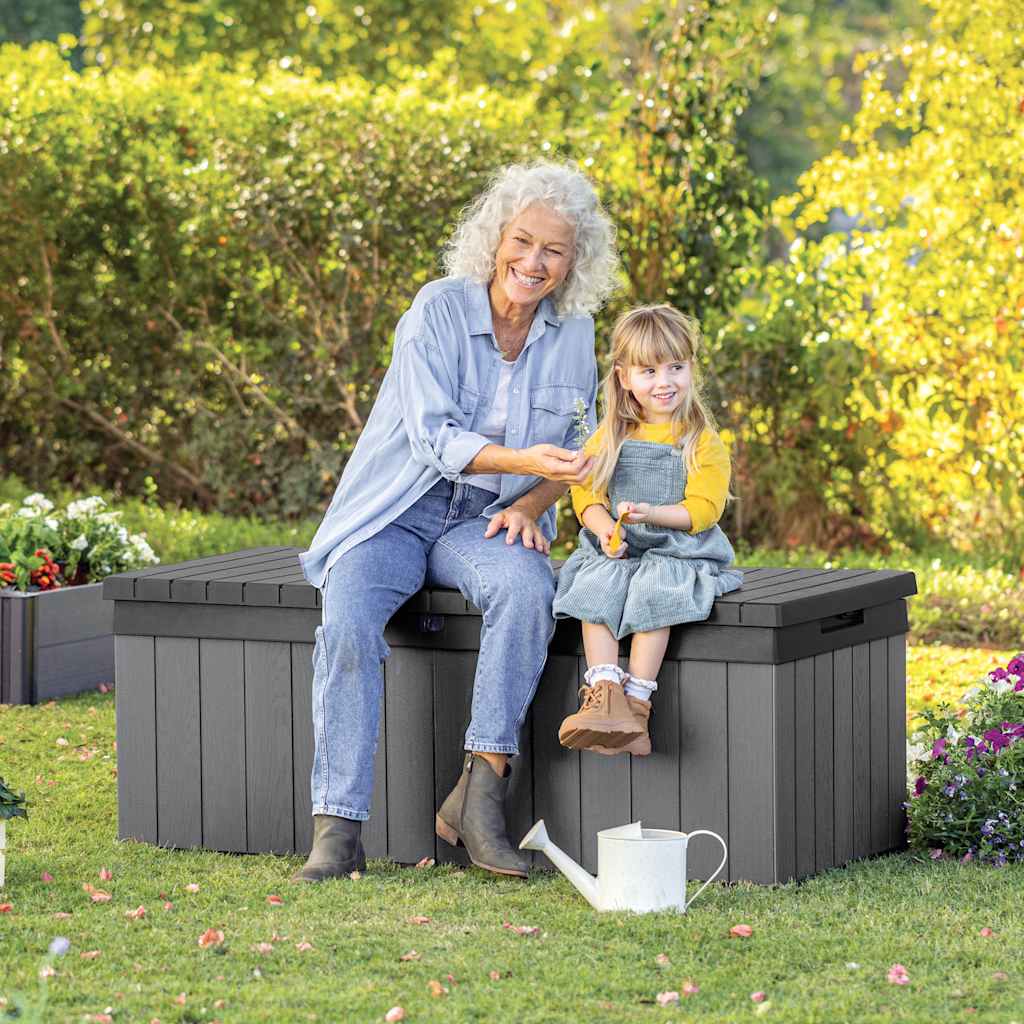Keter Garden Storage Box Darwin Grey