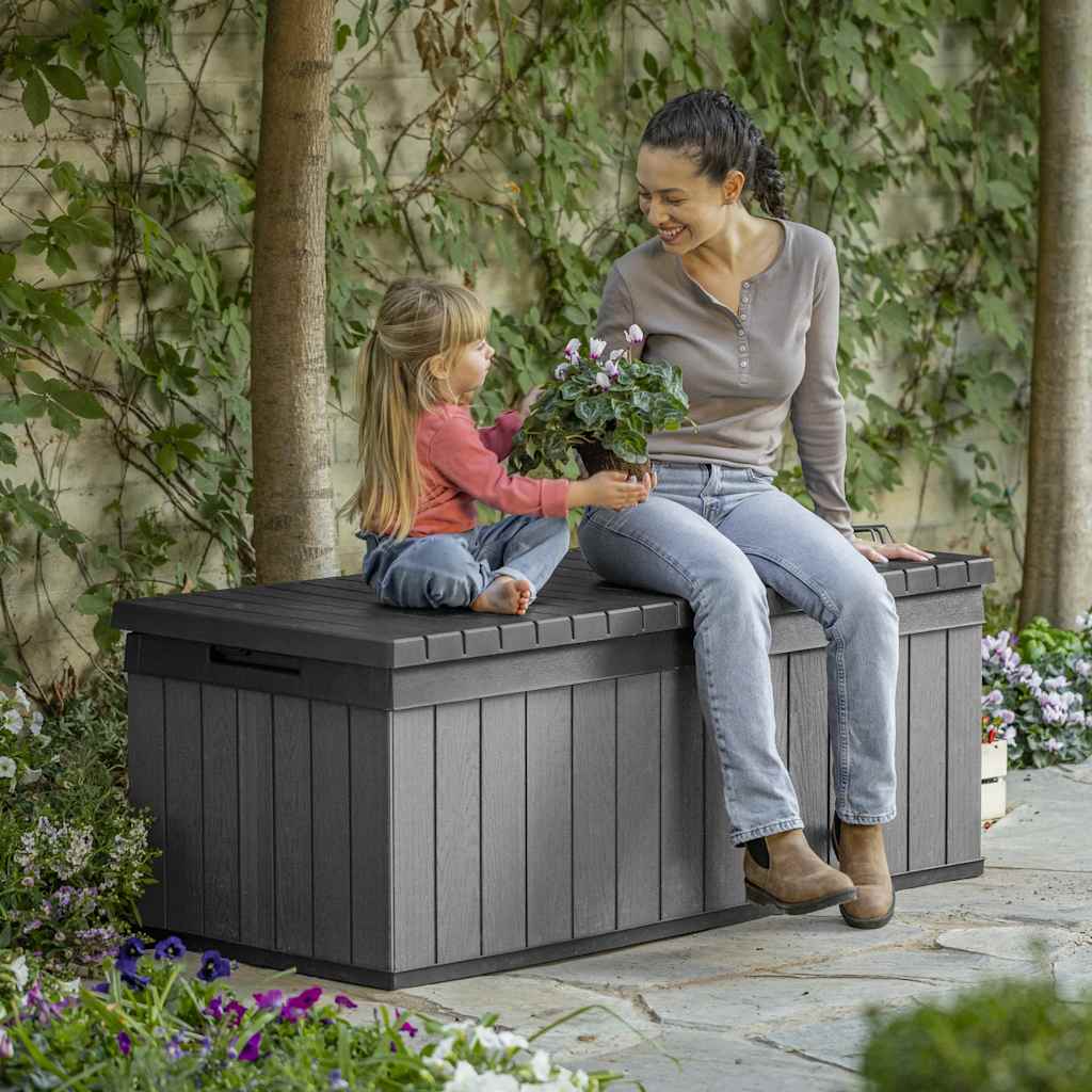 Keter Garden Storage Box Darwin Grey