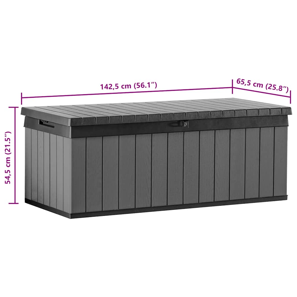 Keter Garden Storage Box Darwin Grey