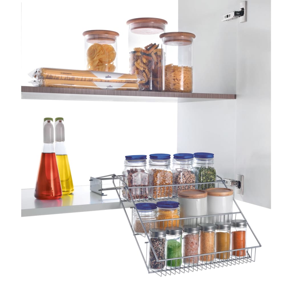 Metaltex 3-Tier Spice Rack Up&Down On Rails