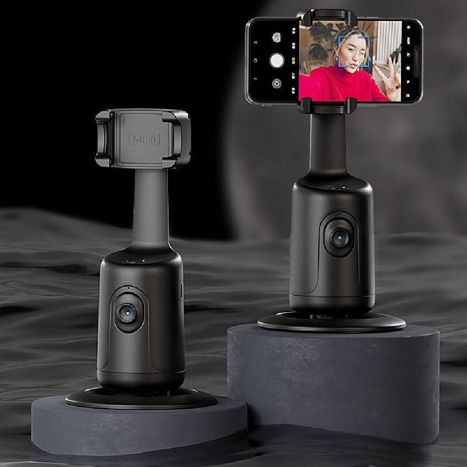 360 Auto Face Tracking Phone Gimbal – Smart AI Tracking for Vlogs & Live Streaming