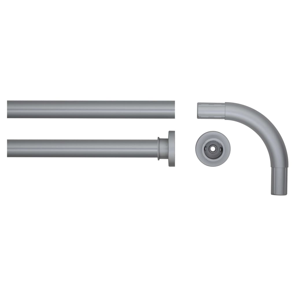 Sealskin Corner Shower Curtain Rod Set 90X90 Cm
