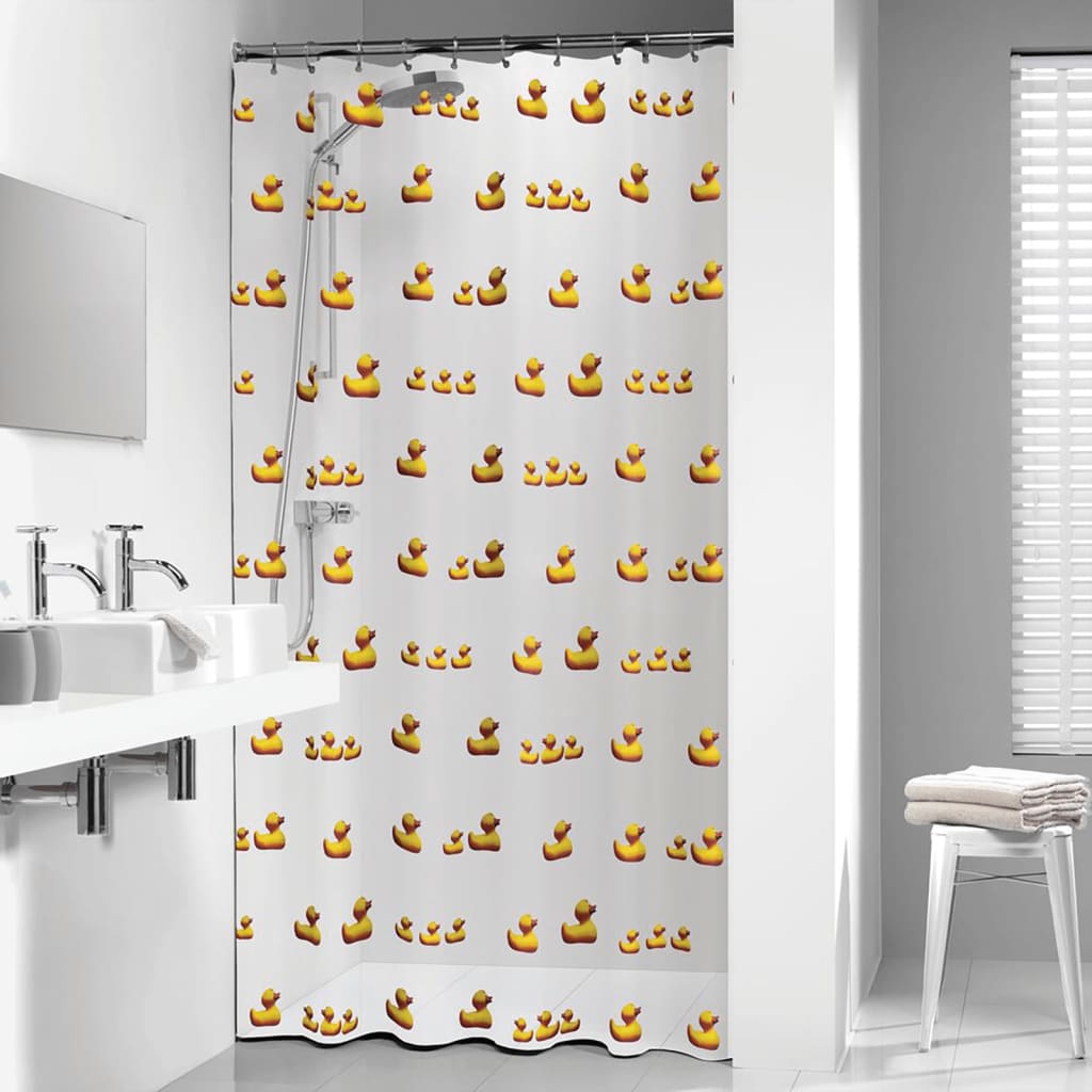 Sealskin Shower Curtain Duckling 180X200 Cm Yellow