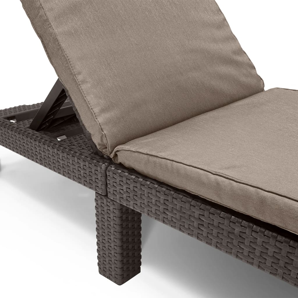 Keter Sunlounger With Cushion Daytona