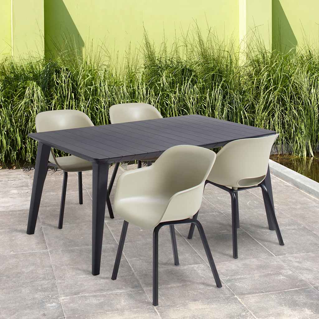 Keter Garden Chair With Metal Legs Noa 2 Pcs Silver Sage