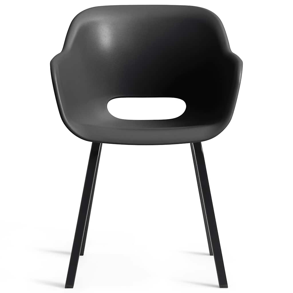 Keter Garden Chair With Metal Legs Noa 2 Pcs Graphite