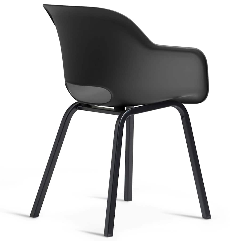 Keter Garden Chair With Metal Legs Noa 2 Pcs Graphite