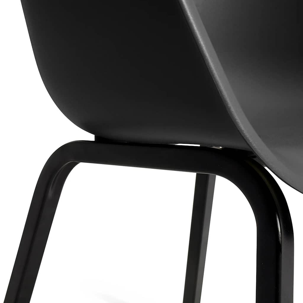 Keter Garden Chair With Metal Legs Noa 2 Pcs Graphite