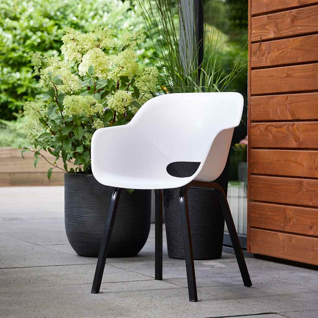Keter Garden Chair With Metal Legs Noa 2 Pcs White