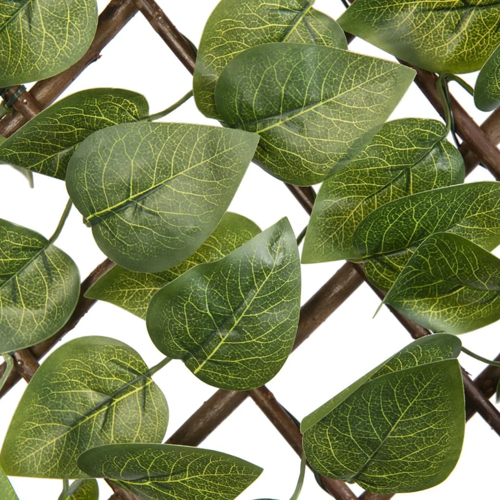 Nature Garden Trellis With Laurel Palm 90X180 Cm Leaves