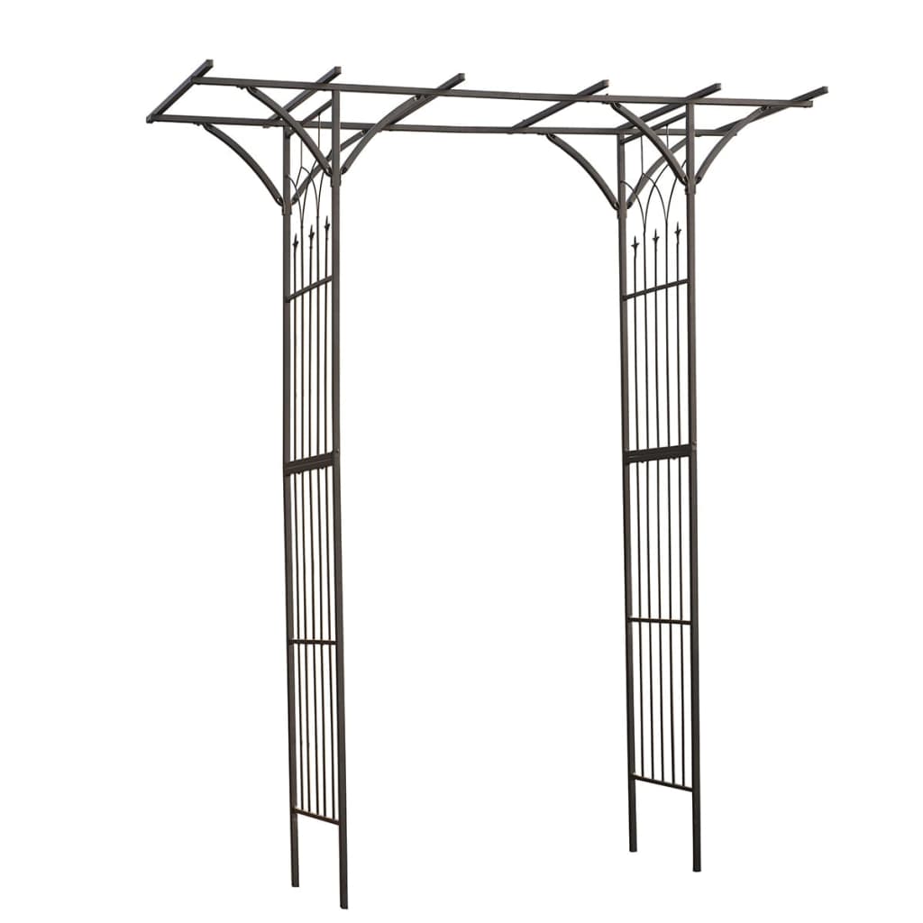Nature Garden Arch Metal Black