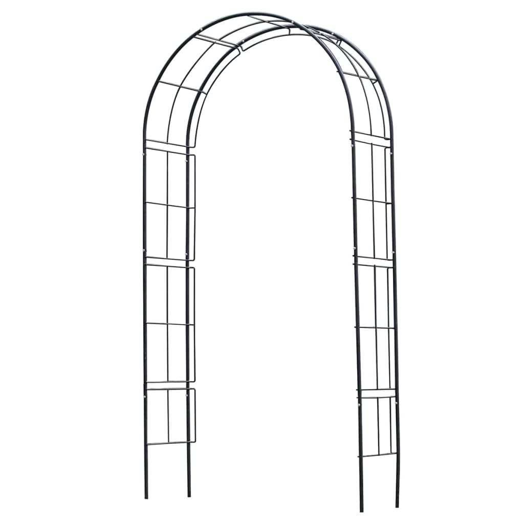 Nature Garden Arch Metal Black