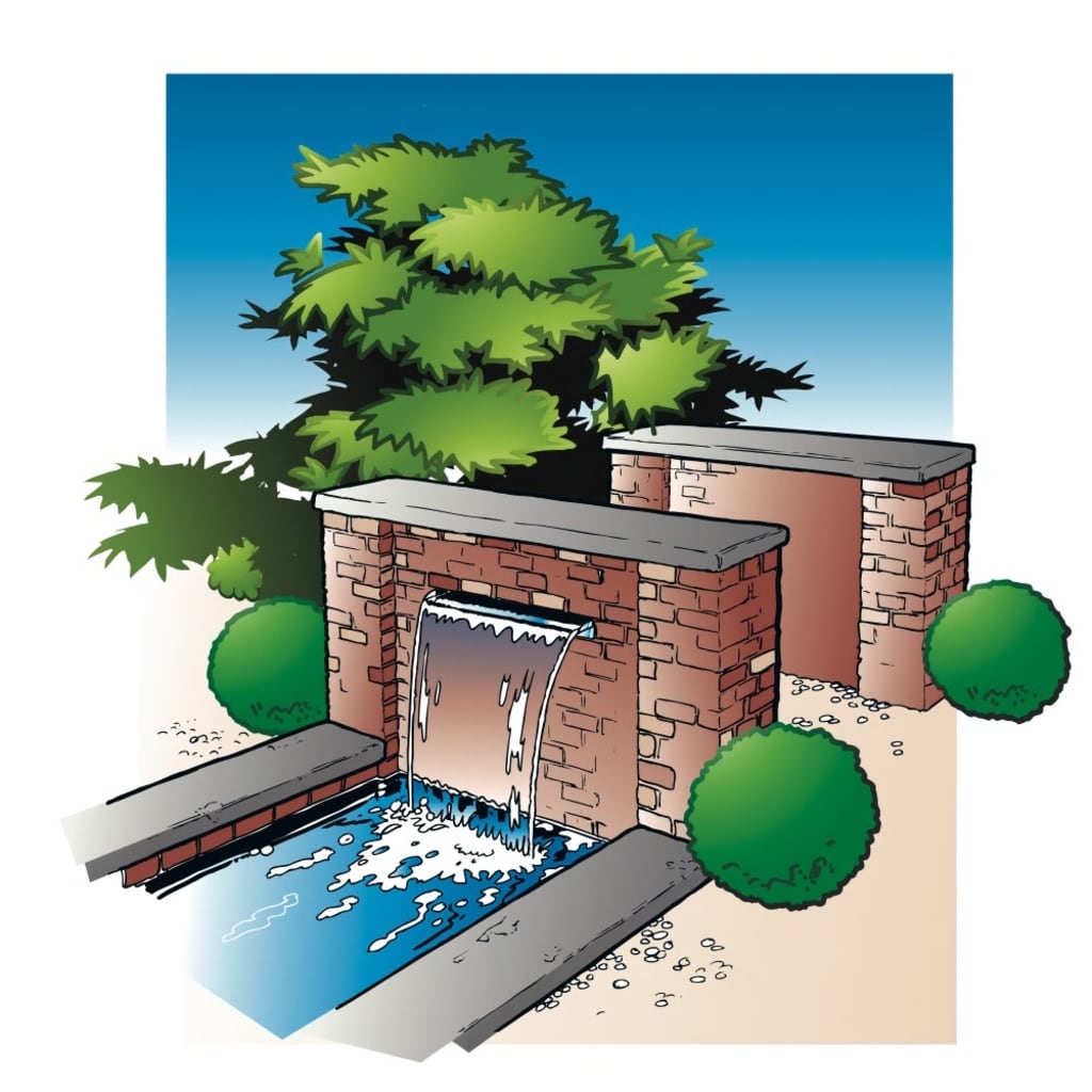 Ubbink Niagara Waterfall Stainless Steel