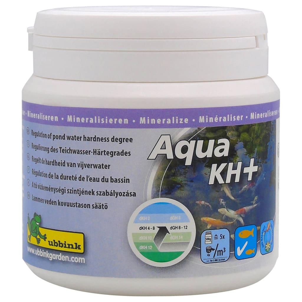 Ubbink Pond Water Treatment Aqua Kh+ 500G For 5000L