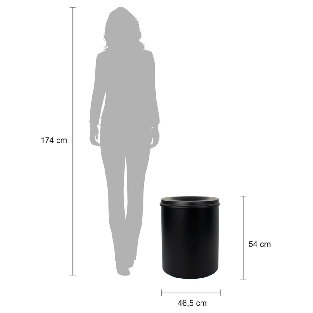 V-Part Self Extinguishing Waste Paper Bin