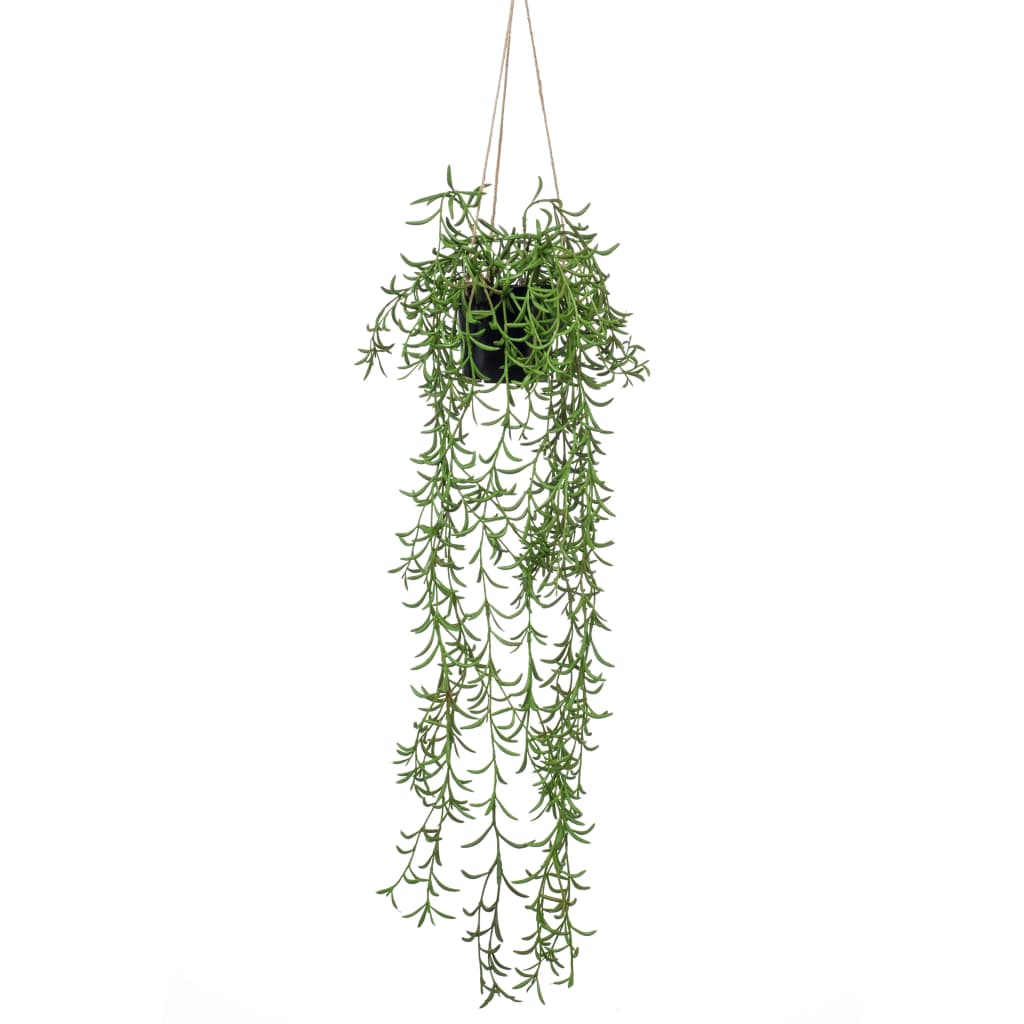 Emerald Artificial Senecio Hanging Bush In Pot 70 Cm