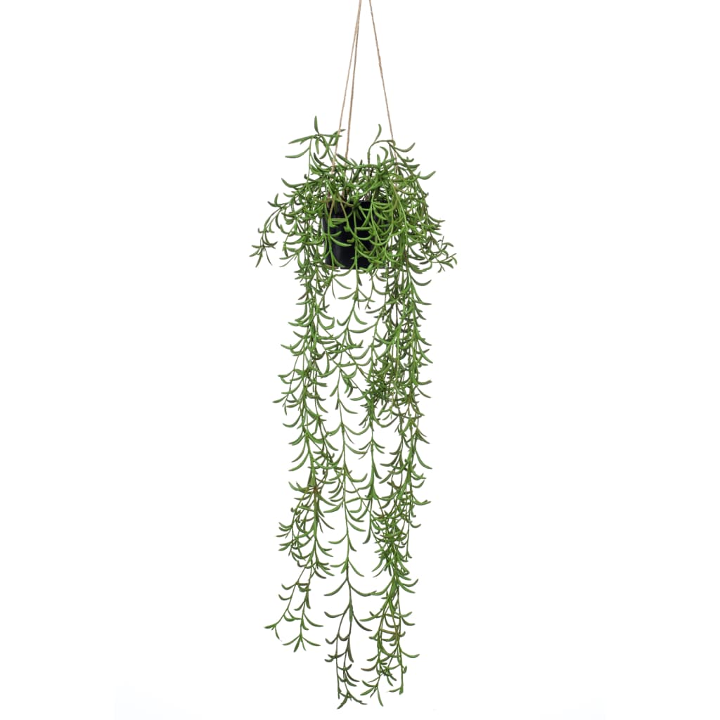 Emerald Artificial Senecio Hanging Bush In Pot 70 Cm