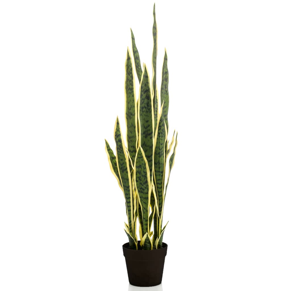 Emerald Artificial Sanseveria In Plastic Pot 97 Cm