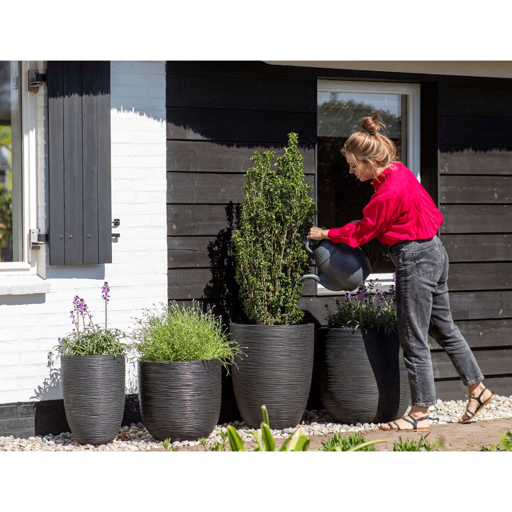 Capi Vase Nature Rib Elegant Low Kblr782