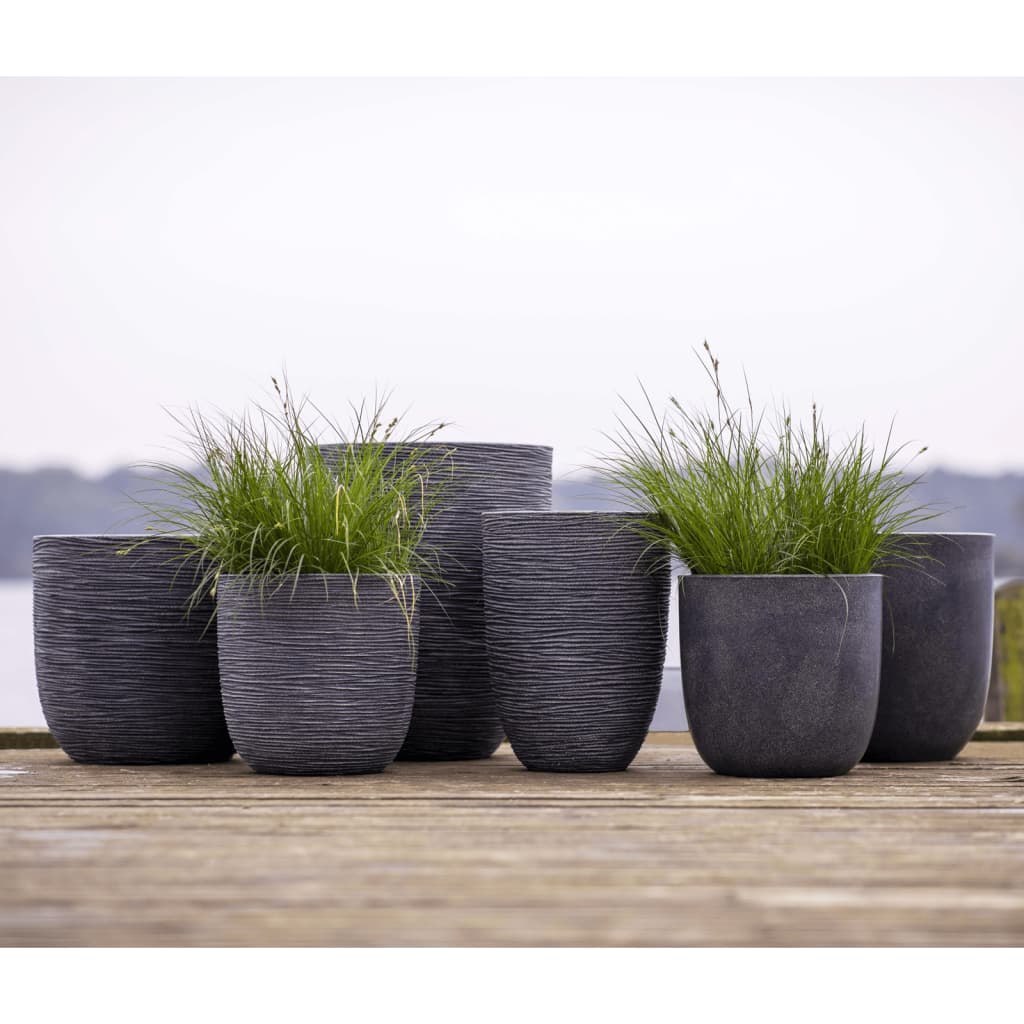 Capi Egg Planter Waste Rib Grey