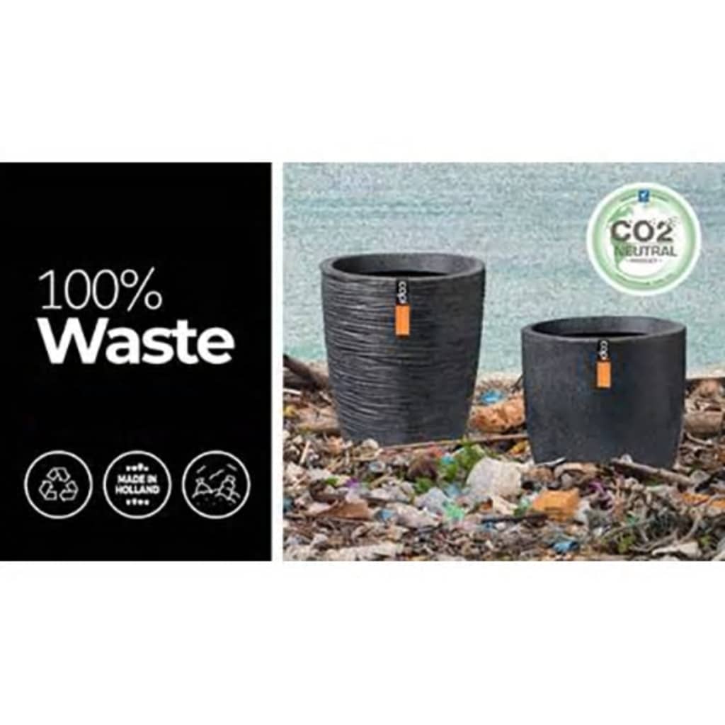 Capi Egg Planter Waste Rib Grey