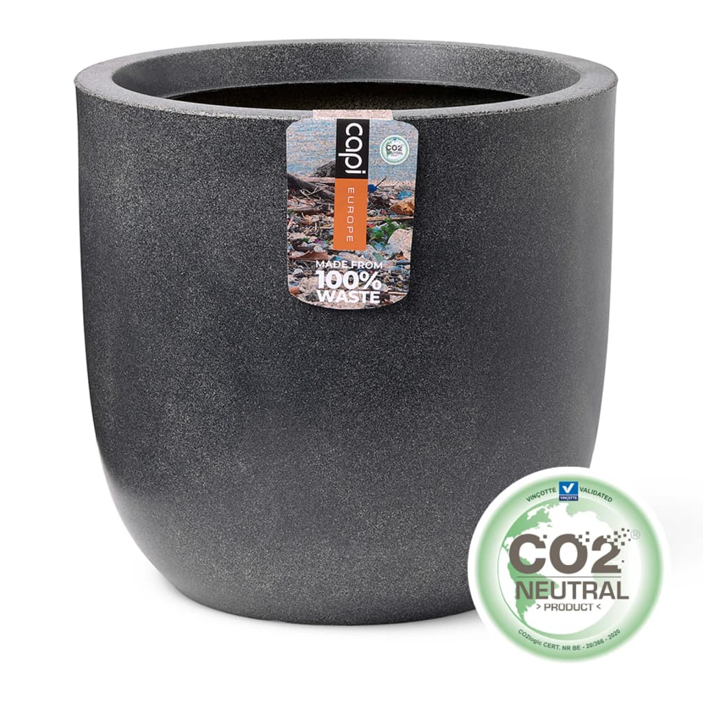 Capi Egg Planter Waste Smooth Grey