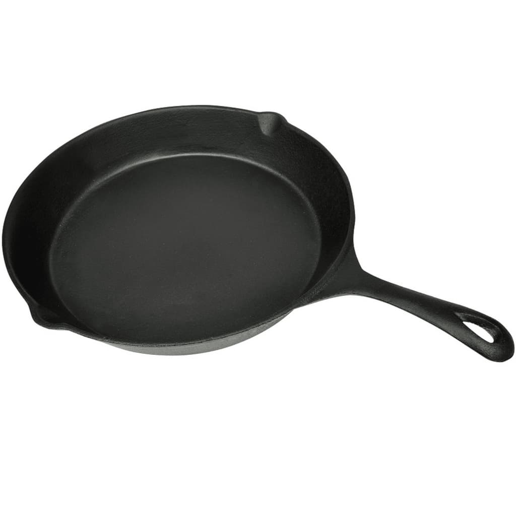 Grill Fry Pan Cast Iron 30 Cm Round