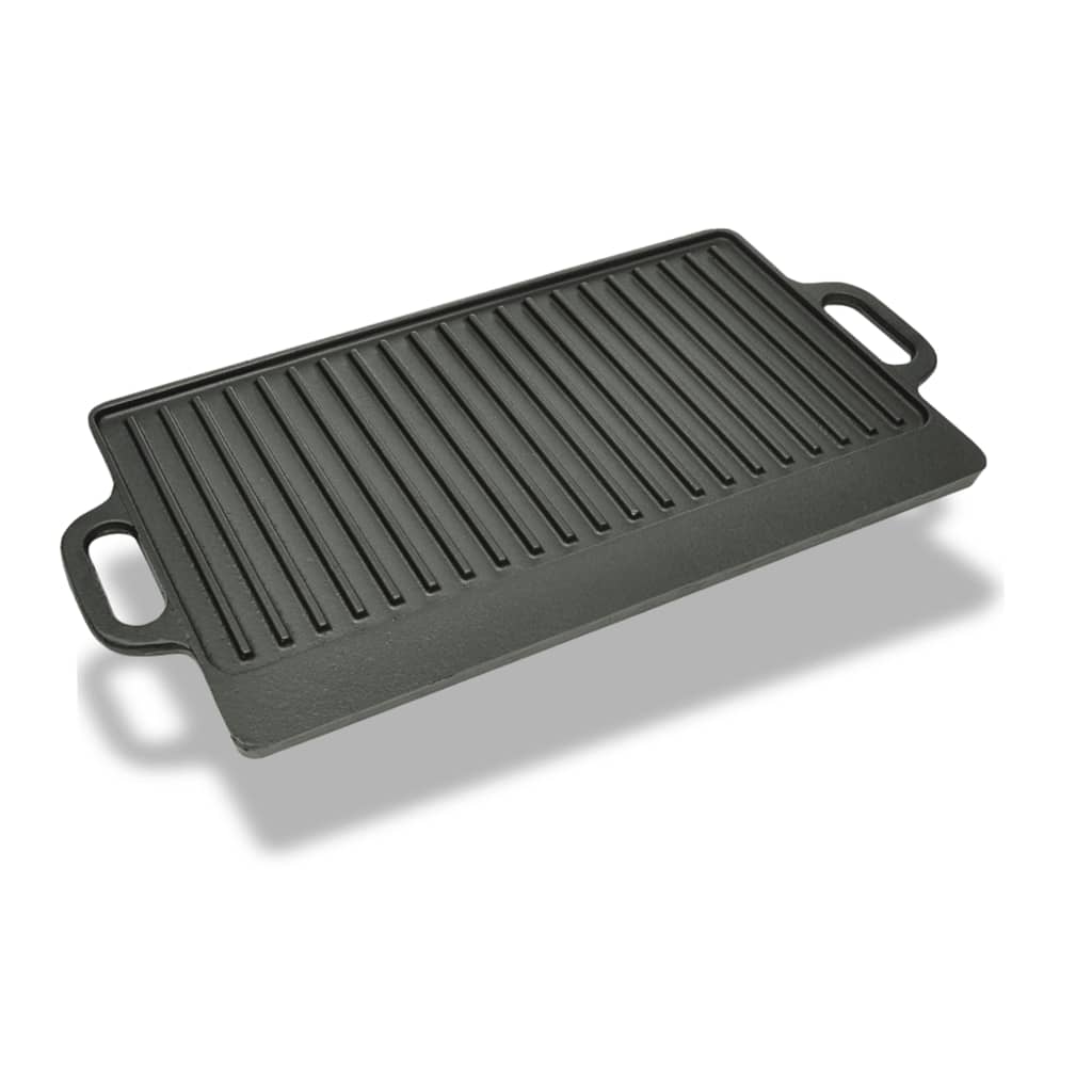 Grill Platter Cast Iron Reversible 50X23 Cm