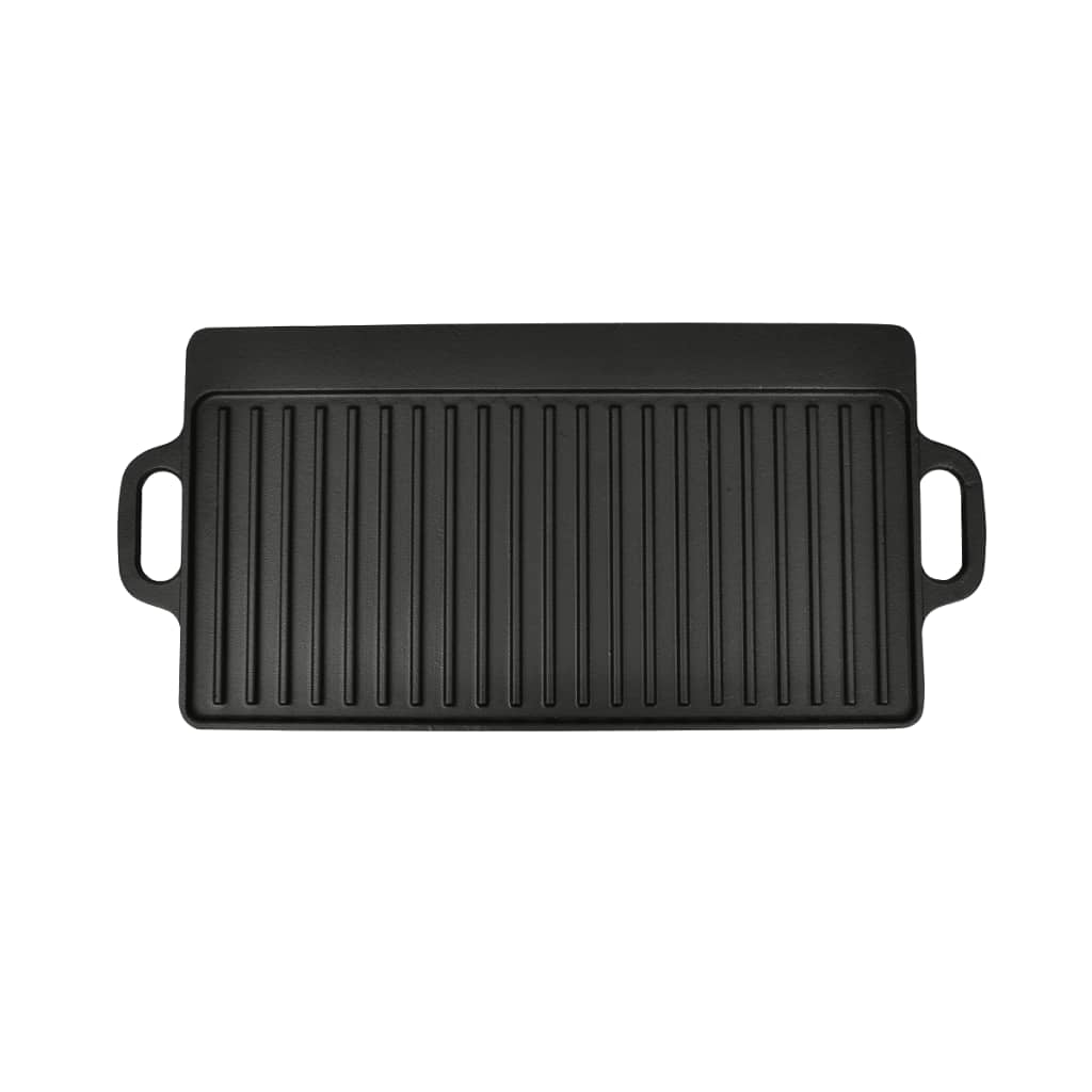 Grill Platter Cast Iron Reversible 50X23 Cm
