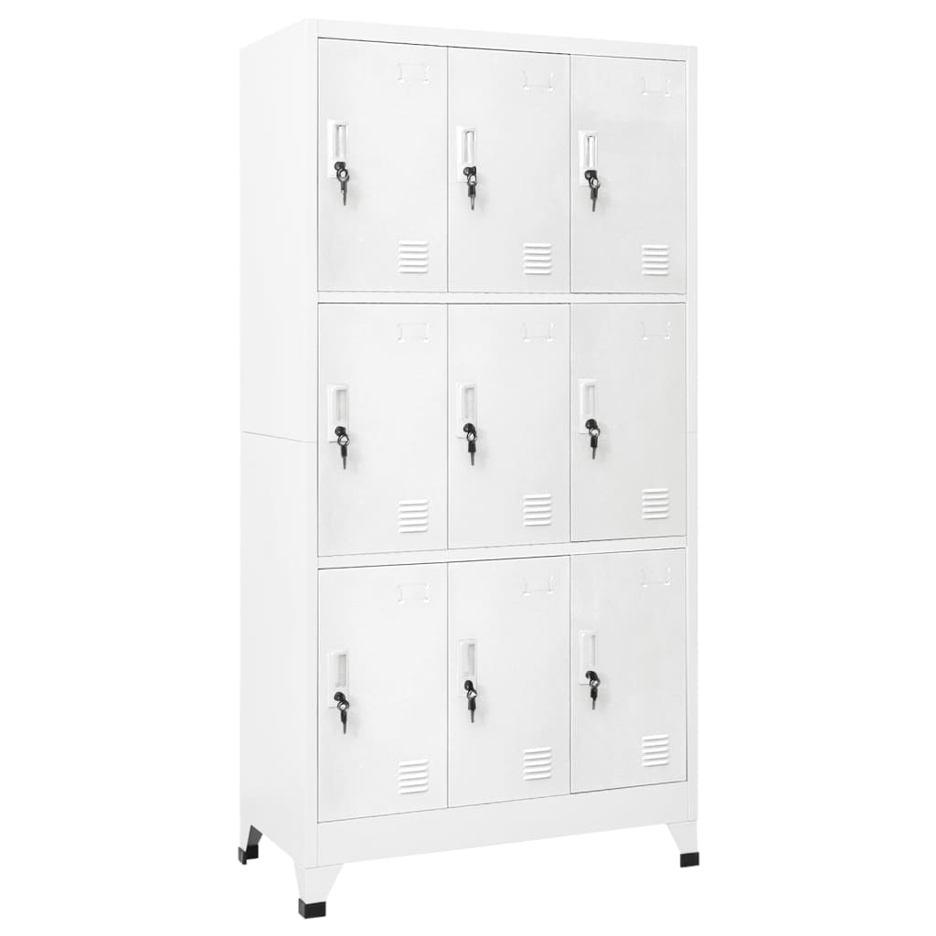 Locker Cabinet 90X40X180 Cm Steel