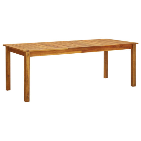 Garden Table Solid Acacia Wood