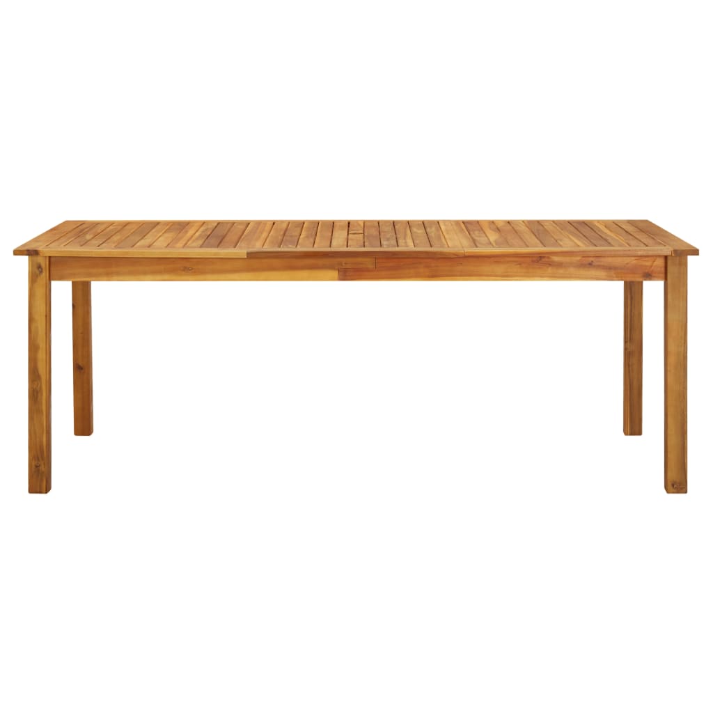Garden Table Solid Acacia Wood