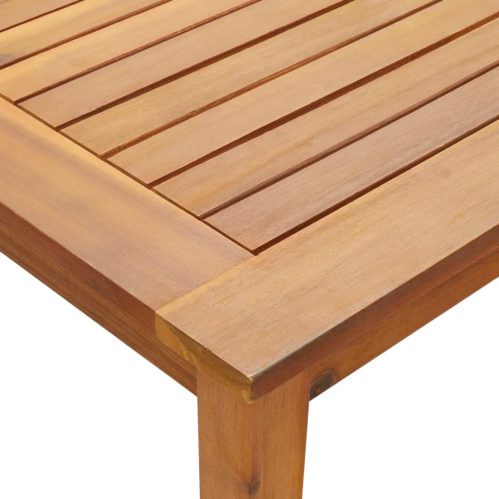 Garden Table Solid Acacia Wood